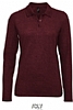 Polo Manga Larga Mujer Perfect Sols - Color Oxblood Jaspeado